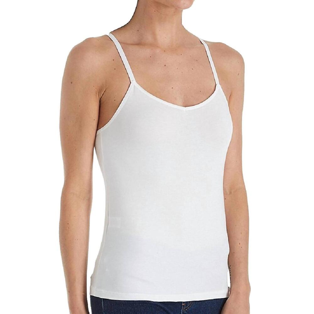 NEW ELITA cotton touch camisole in white